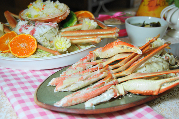 피부미용 스트레스에 좋은 대게 맛있는 대게찜