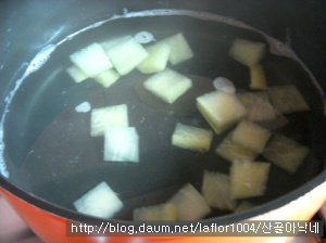 남편의 지친 간을 위한 황태해장국!!~~