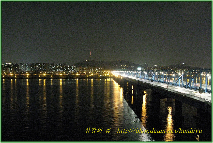 노을카페-한강의 꽃