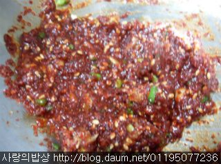 고추잎 무 말랭이 무침