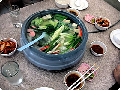 태국 음식 수끼를 먹다