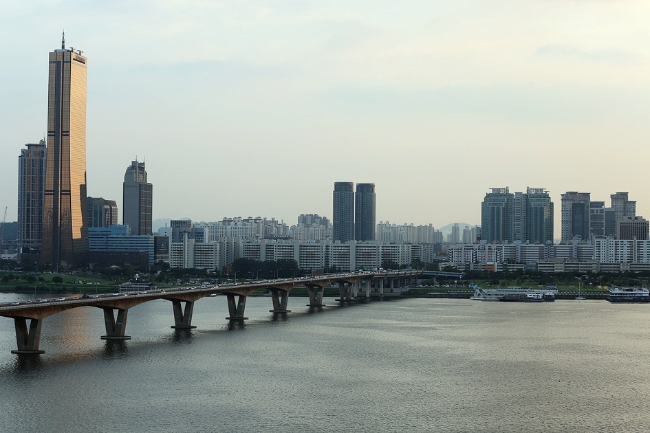 서울한강 원효대교는 밤이 아름답다/서울 야경/한강 원효대교