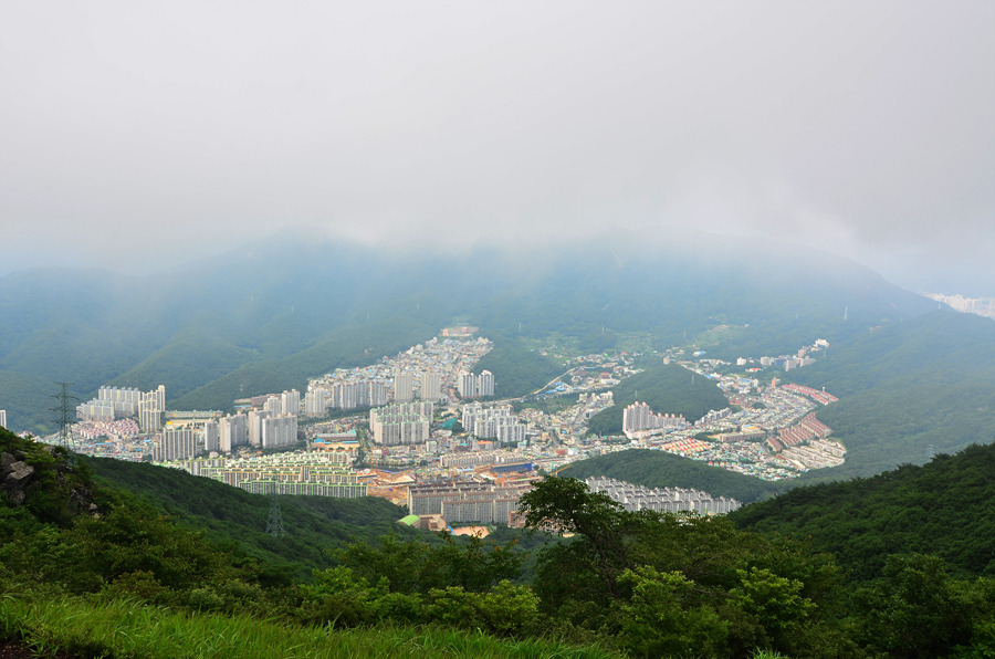 <495차>백양산 연봉의 운무를 헤치며,,