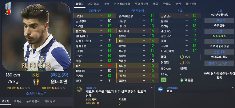 FM2017 공식로스터 포텐정리 | 인스티즈