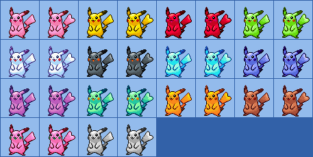 피카츄 팔레트 스왑