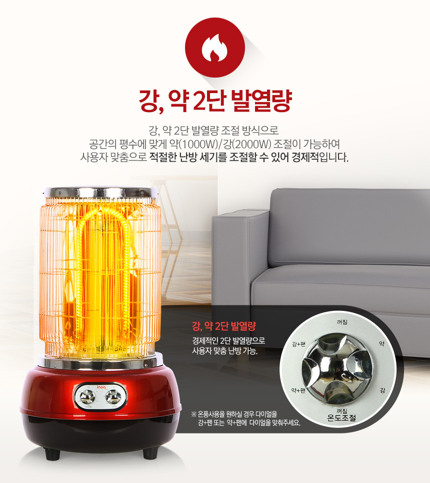 전기난로 온풍기 벽난로 히터 열풍기