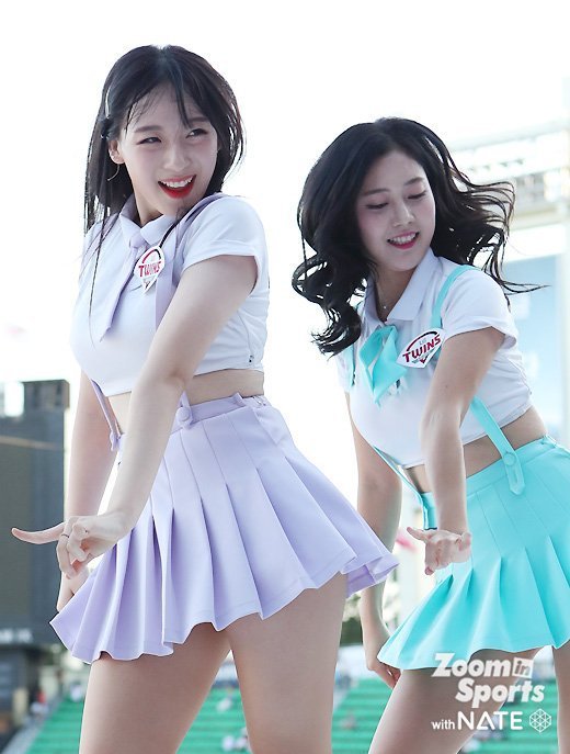 LG 치어리더 하지원,정다혜