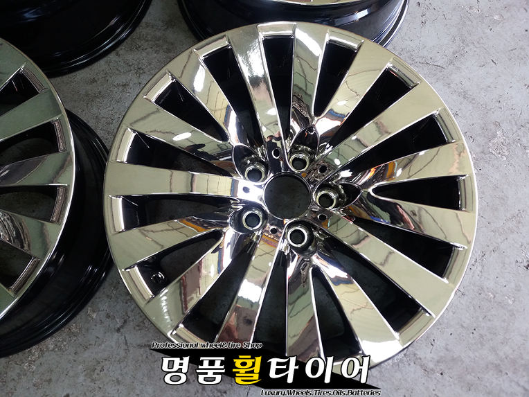 BMW 7시리즈 740LI 스퍼터링크롬 18인치 중고 순정휠 