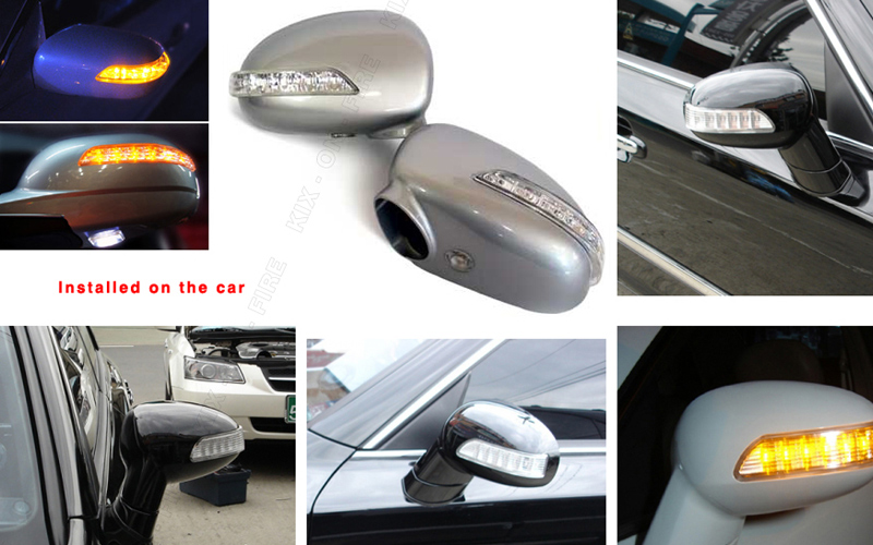 CHEVROLET ORLANDO 3 WAY LED SIDE MIRROR SET signal kit GM housing